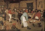 Peasant wedding, Pieter Bruegel